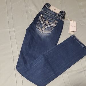 Miss Me Dark Blue Boot Cut Jeans